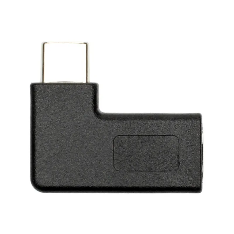 L Тип usb Тип C к type-C адаптер быстрой зарядки до 10 Гбит/с мужчин и женщин 90 градусов USB-C для samsung S8 S9 OnePlus 5