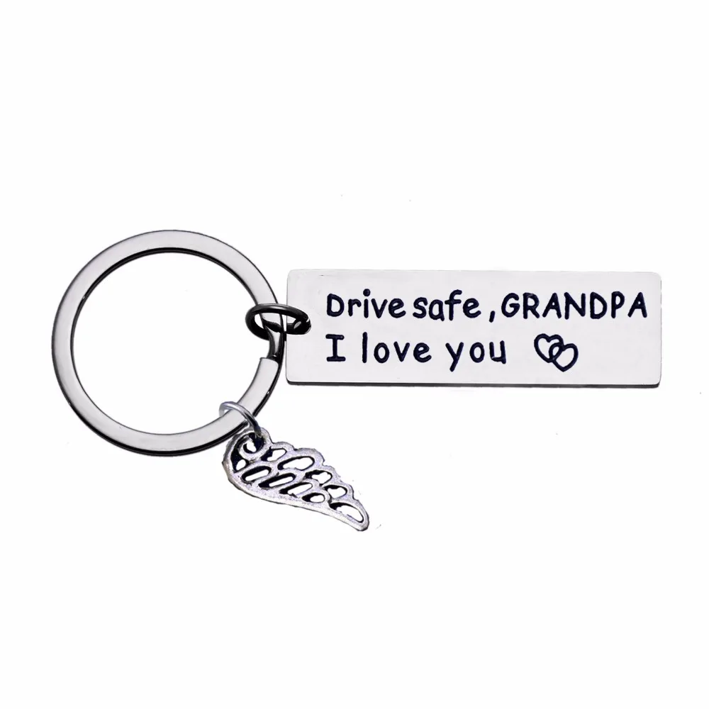 Брелок для ключей с гравировкой безопасный брелок изображением крыла ангела