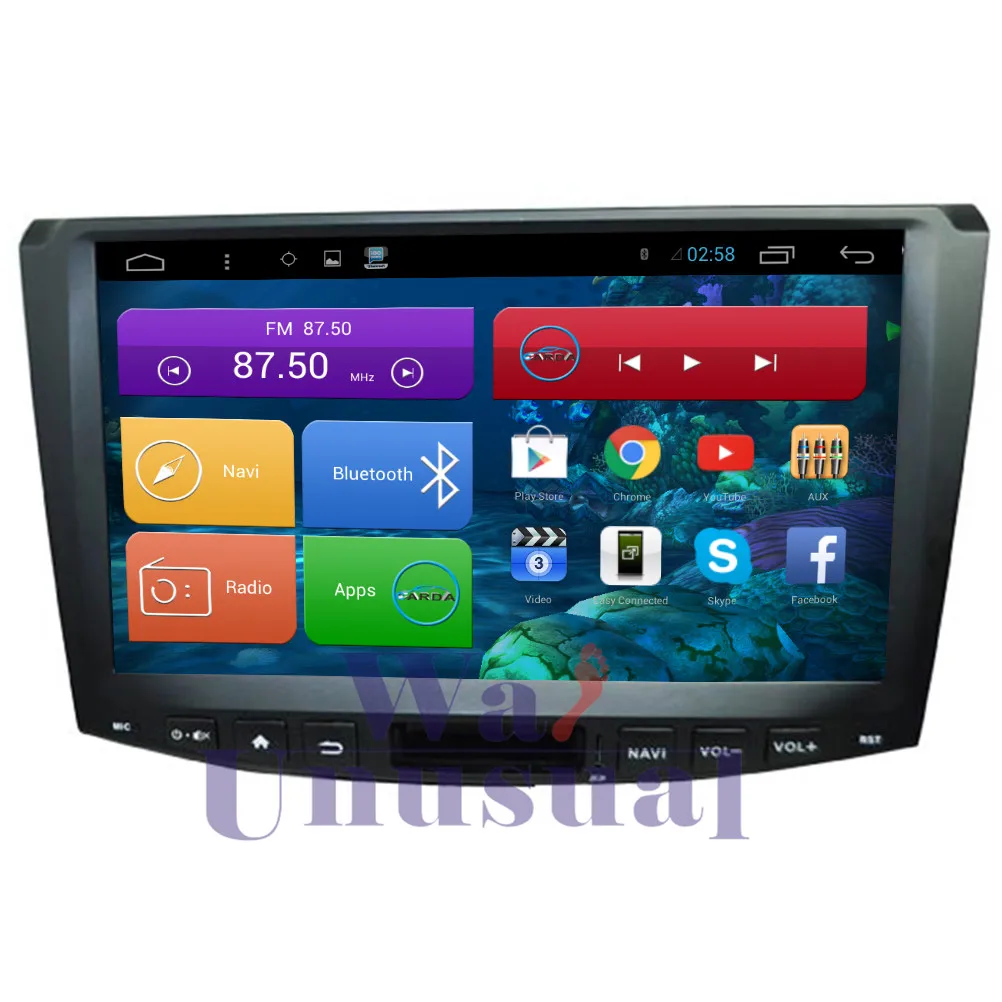 

WANUSUAL 10.2 Inch Quad Core 16G Android 6.0 GPS Navigation for VW Magotan 2013 2014 2015 With Bluetooth Wifi 1024*600 Free Maps