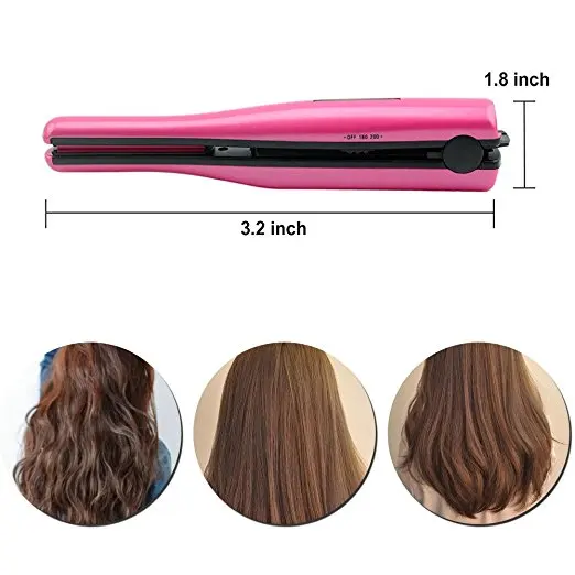 Мини утюжок с зарядкой от USB портативная беспроводная перезаряжаемая Плойка для