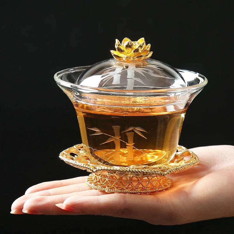 TANGPIN Термостойкое стекло gaiwan teacup кунг-фу чайный сервиз набор 150 мл