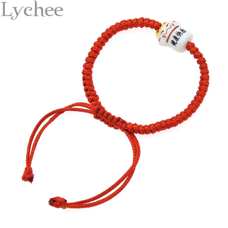 Lychee 1 шт мужчины женщины унисекс китайский стиль керамическая Фортуна кошка