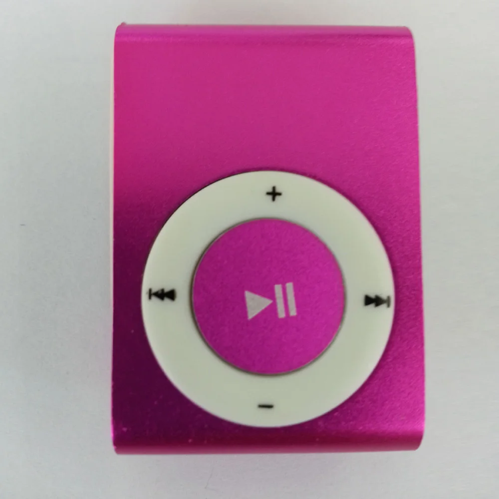 Розовый Зеркальный Портативный MP3 плеер, мини MP3-плеер с зажимом, водонепроницаемый спортивный MP3 музыкальный плеер Walkman Lettore MP3, новая большая акция - Цвет: Розовый