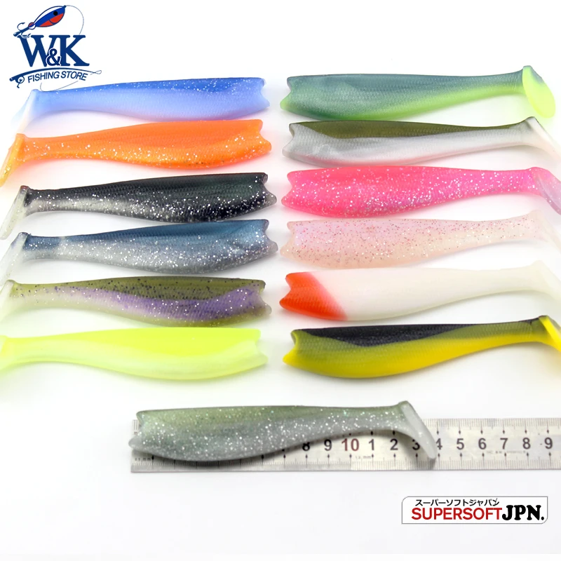 3 шт./лот Zander Rockfish рыболовная приманка 5 &quotмягкая с веслом хвост Shad 14 см Мягкая на