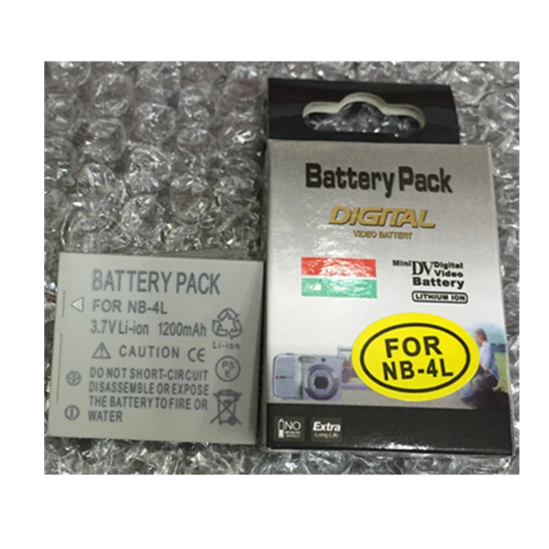 NB 4L nb4lлитиевая батарея аккумулятор для цифровой камеры Canon IXUS 50 55 60 65 80 75 100 I20 110 115