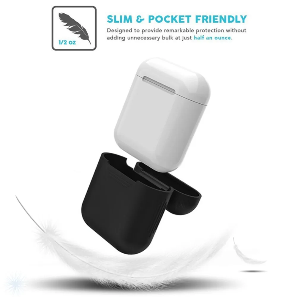For AirPods Case Protective Silicone Cover Skin Storage TPU Organizers for Apple Earphone | Электроника