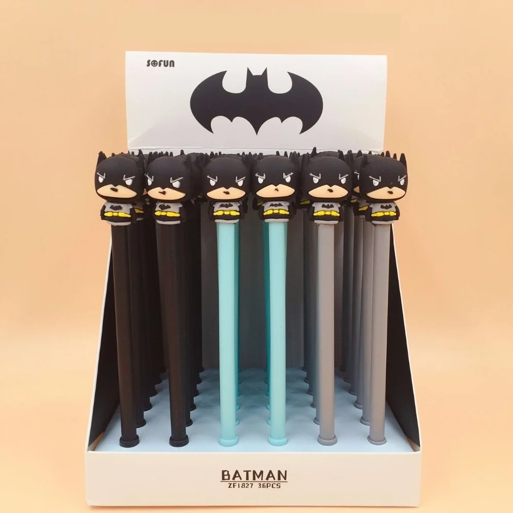 36 шт./упак. 0 5 мм с черными чернилами мультфильм творческий стиль bat гелевая ручка