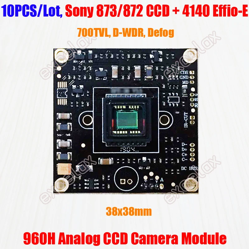 10 шт./лот 873 872 CCD Effio E 4140 DSP 700TVL 960H 1/3 &quotаналоговая плата модуля камеры