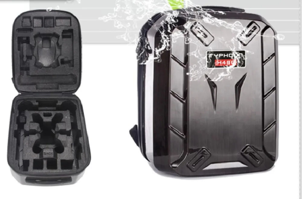 YUNEEC TYPHOON H H480 rc drone Hard Shell Backpack водонепроницаемая сумка через плечо чехол hardshell box