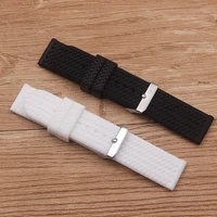 watch accessories 22mm pin buckle soft silicone strap waterproof sweatproof and breathable mens wristband