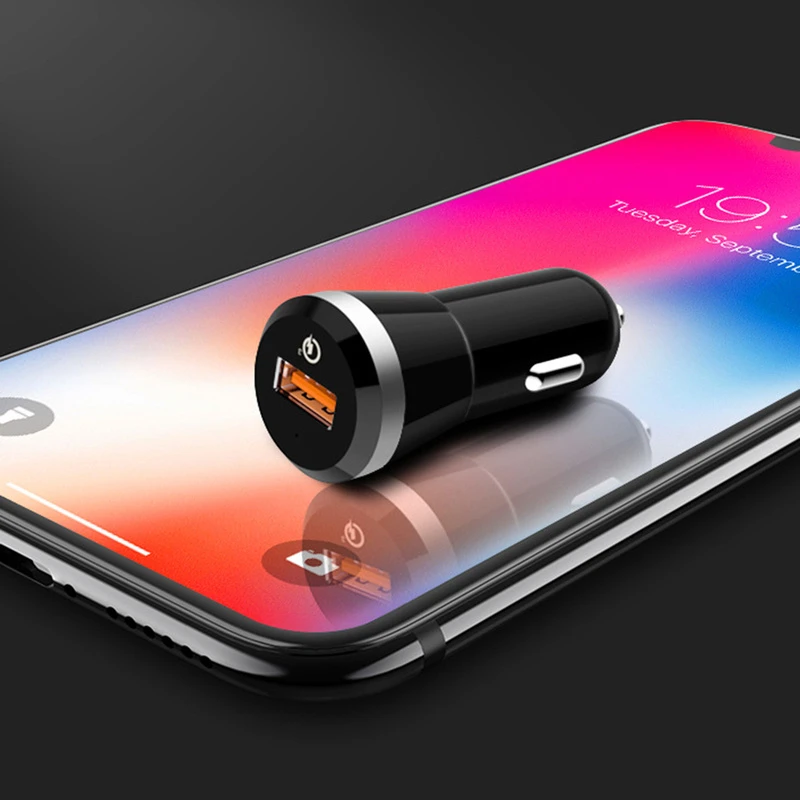 USB Output Car Charger 2.4A Max(Real) Fast Charge for Iphone X XS MAX 6 7 8plus Samsung S8 9 Note 8 Mobile Phones Tablets | Мобильные