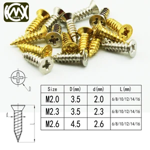 100 шт.лот долгосрочная продажа оборудования для деревянных коробок с саморезами, большое количество Cong, спецификация: M2 * 6* 8* 10* 12 мм