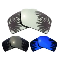 silver mirroredblackpurple mirrored coating 3 pairs polarized replacement lenses for eyepatch 2 100 uva uvb protection