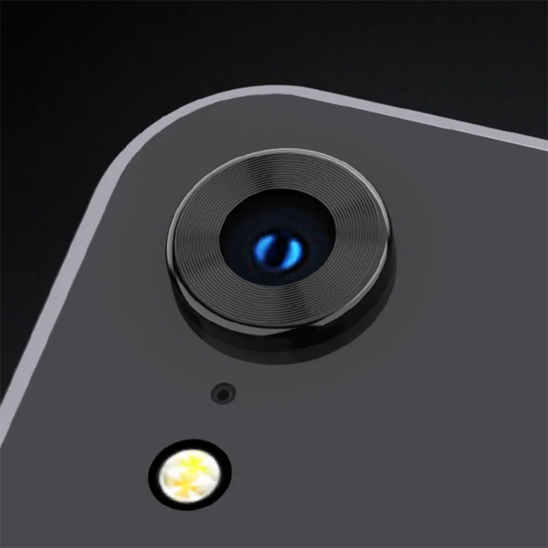 Роскошный протектор для объектива камеры Apple iPhone XR металлическая задняя защитная