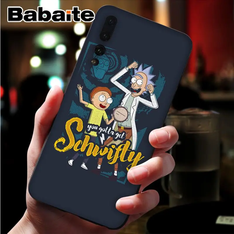 A6 Babaite Comic Meme Рик и Морти чехол для телефона чехол для huawei Mate10 Lite P20 Pro P9 P10 Plus Mate9 10 Honor 10 View 10 - Цвет: A6