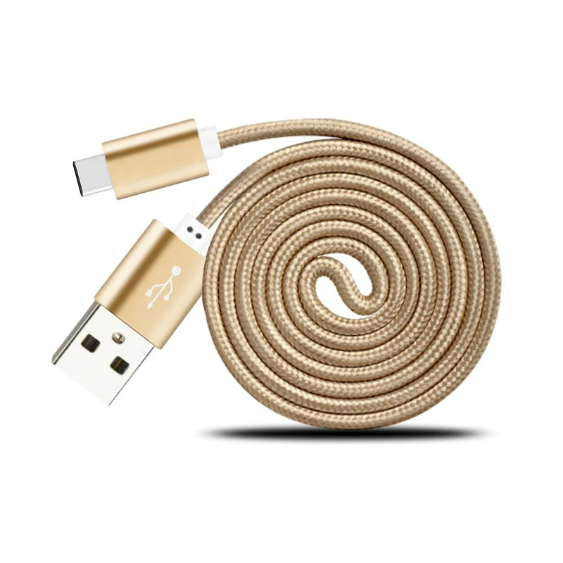Зарядный кабель USB Type C для ZenPad Z8 Wileyfox Swift 2 Plus алюминиевый нейлоновый 1 м|usb 3.1 c cable|usb