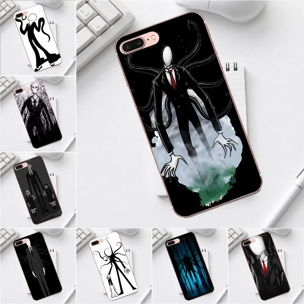 Qdowpz Slenderman TPU чехол для iPhone 4 4S 5 5C SE 6 6S 7 8 Plus X XS Max XR Galaxy A3 A5 J1 J3 J5 J7 2017|Бамперы| |