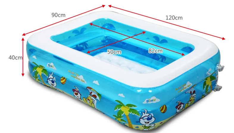 Inflatable Baby Swimming Pool Portable Children Bath Tub Kids Mini-playground Outdoor Multifunctional PVC interesting |