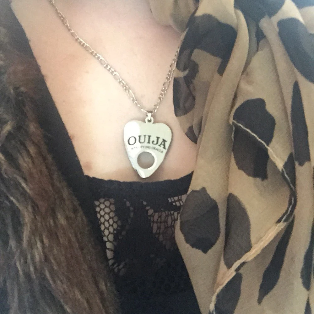 Модное ожерелье Ouija из нержавеющей стали ювелирные изделия для тела с 24-дюймовой