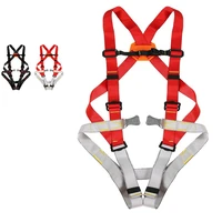 good quality outdoors mountaineering rescue body harness climbing equipments for downhill belt