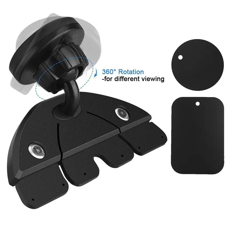 Универсальный магнитный автомобильный держатель для Dash CD регулируемый