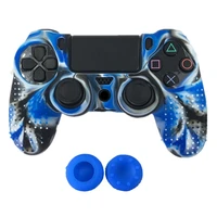 8 colors anti slip silicone cover skin case for sony playstation dualshock 4 ps4 ds4 pro slim controller stick grip