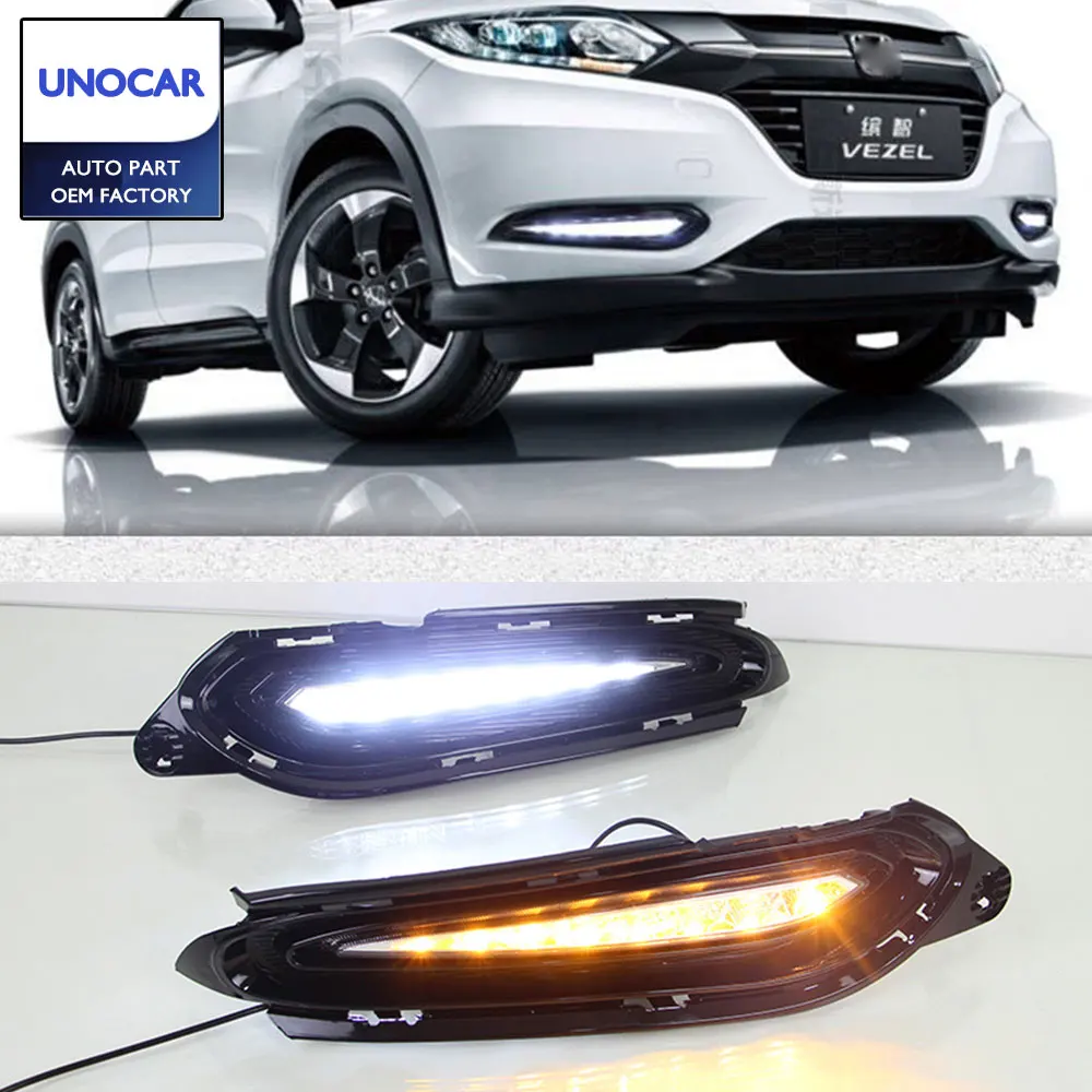 12 В Водонепроницаемый автомобиля DRL комплект для HONDA HRV Vezel HR V 2014 2015 2016