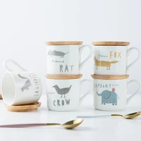 creative ceramic mug european cartoon penh mugs couple lovers gift morning mug milk coffee tea breakfast porcelain cup