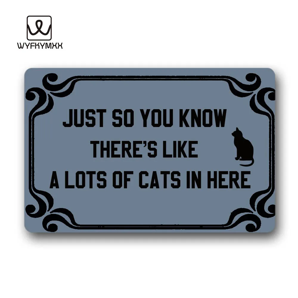 

Just so you know, there's like, a lot of cats in here woven outdoor mat design welcome mat indoor outdoor entrance doormats