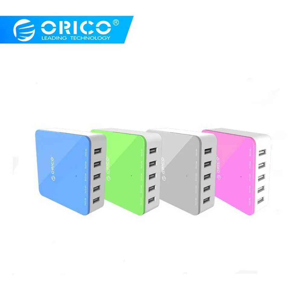 ORICO CSR 5U 5 порты и разъёмы 40 Вт 2.4A Micro USB Смарт Путешествия стены зарядное устройство