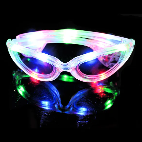 СВЕТОДИОДНОЙ вспышкой Очки Light Up Светящиеся Классические Игрушки Декоративная