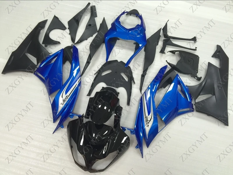 Обтекатели для Kawasaki Zx6r 636 2009-2012 голубые и черные обтекатели комплекты обтекателей