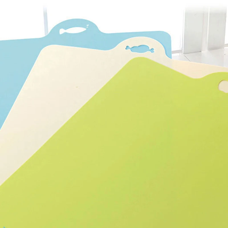 1pcs Kitchen Cutting Board Fat Detergent Class Mini Rectangular Anti - Skid Fruit And Vegetable Panel |