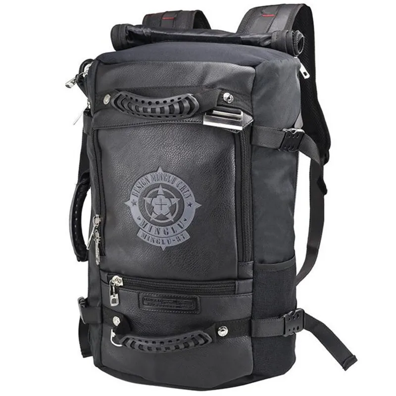 MingLu Новые многофункциональные мужские Рюкзаки повседневные 15 6 дюймовые сумки