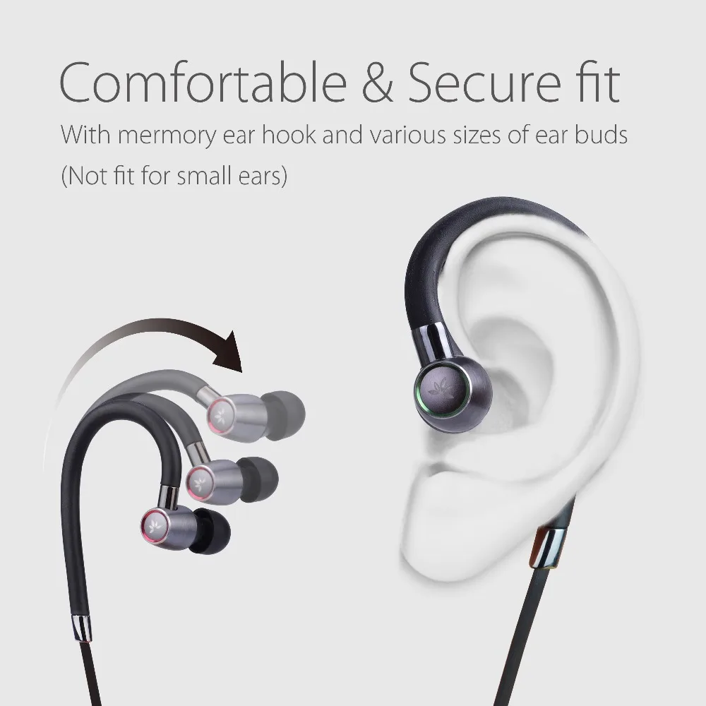 Avantree Hi-Fi Двойной драйвер Bluetooth наушники-вкладыши Наушники типа капли позволяющие