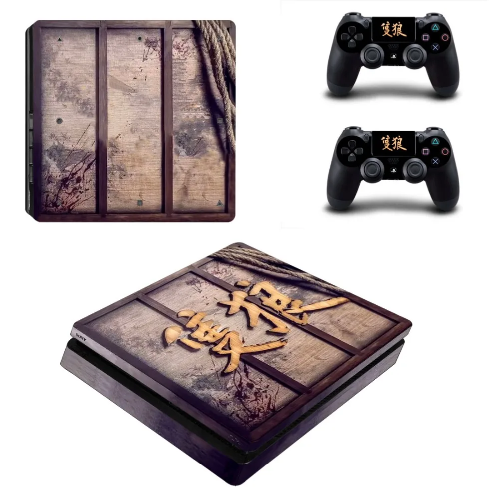Sekiro тени для век под давлением дважды PS4 тонкая кожа Стикеры наклейка Игровые