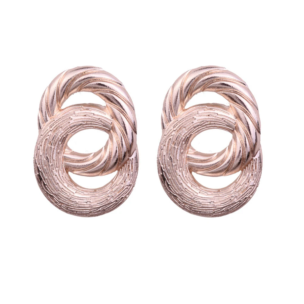 Винтажные металлические массивные серьги серьги-капли в стиле панк для женщин