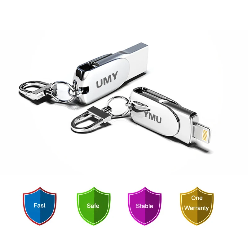 Флеш накопитель USB Lightning 32 ГБ 64 16 128 ГБ|USB флэш-накопители| |