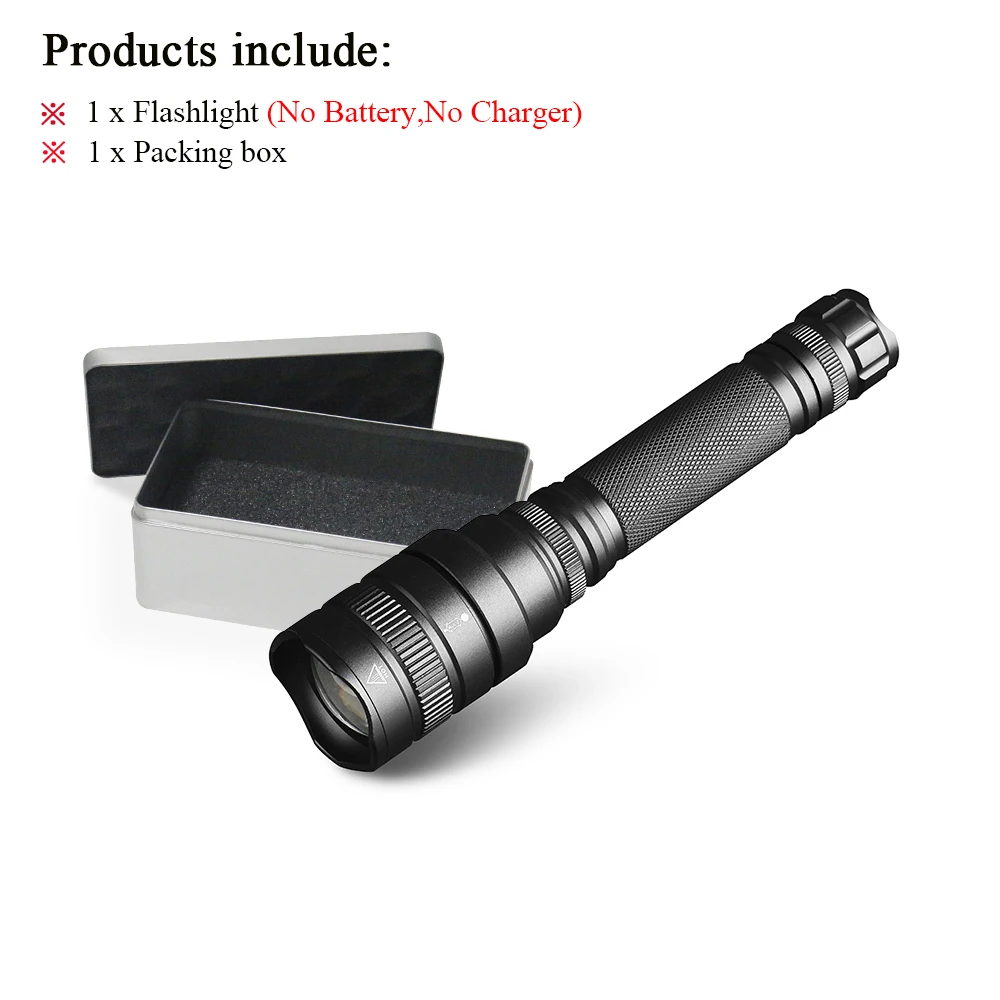 led Flashlight A-BOX Xhp50, фонарь для охоты, фонарь xhp50, мощный светодиодный фонарик, 18650 перезаряжаемый, для кемпинга, светодиодный фонарь, лампе, фонарь e - Испускаемый цвет: led Flashlight A-BOX