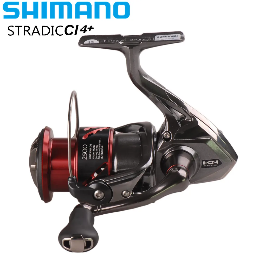 Катушка спиннинга Shimano STRADIC CI4 + 2500HG 6S A RB 1/6.1:1 HAGANE GEAR/MGL ROTOR Рыболовная катушка|shimano