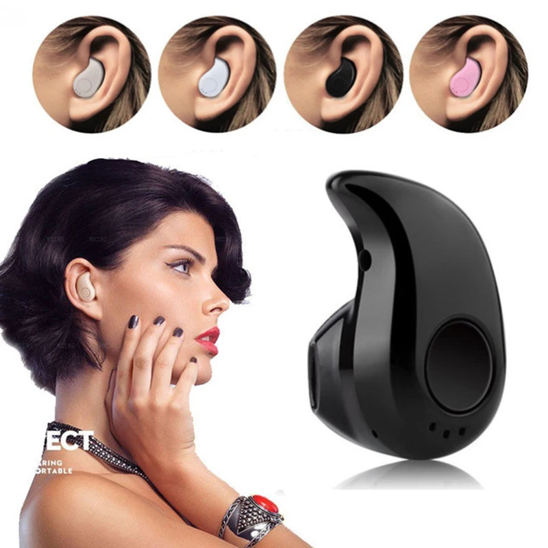 Мини Wireless In Ear наушниками Bluetooth 4.0 гарнитура наушники с громкой связи стерео для