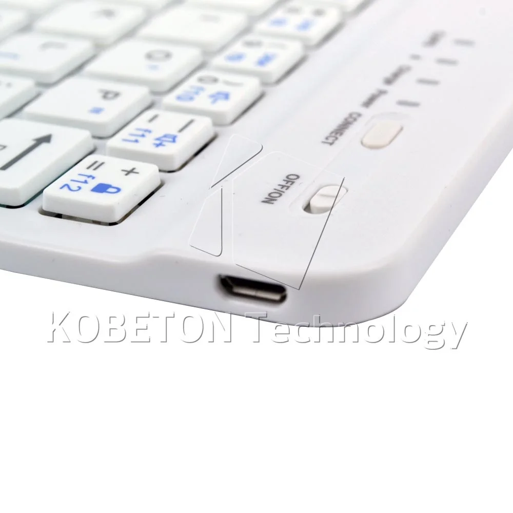 Kebidumei универсальная черная/белая ультратонкая Беспроводная Bluetooth 3 0 клавиатура