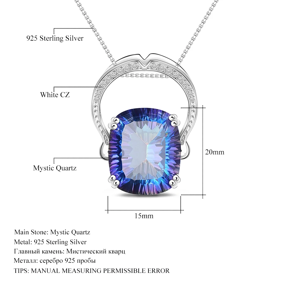Женское ожерелье с подвеской GEM'S BALLET винтажное ювелирное изделие из