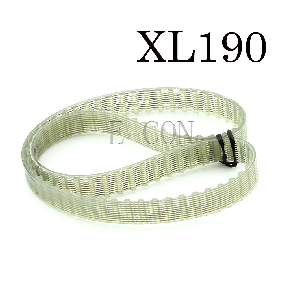 

1pcs 190XL Timing Belt L039 95Teeth Width 0.39inch(10mm) with White Prusa Mendel Cords PU XL Positive Drive Pulley for Motor