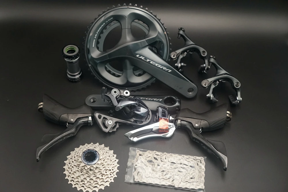 Запчасти для велосипеда Shimano Ultegra R8000 50/34T 53/59T 165/170/172 5/175 мм 2*11 22 | Спорт и