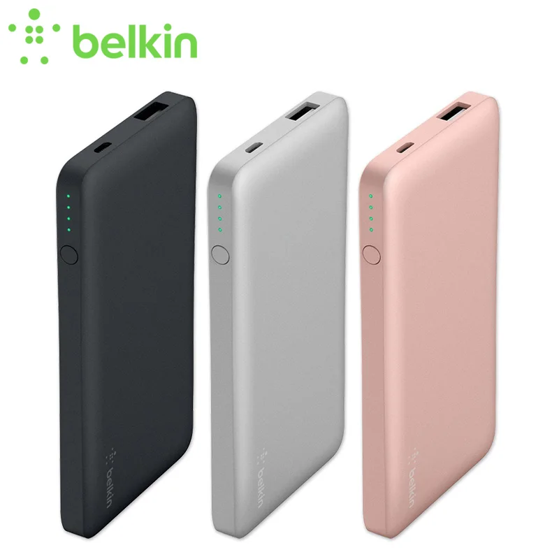 Belkin оригинальный карман Мощность 5000 мАч/2.4A полимерные элементы банк Портативный