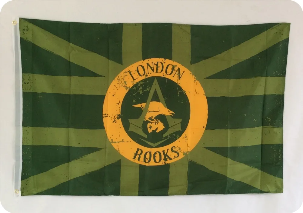 2 шт./лот большой флаг Лондона ROOKS баннер из полиэстера 80*120 см Бесплатная доставка