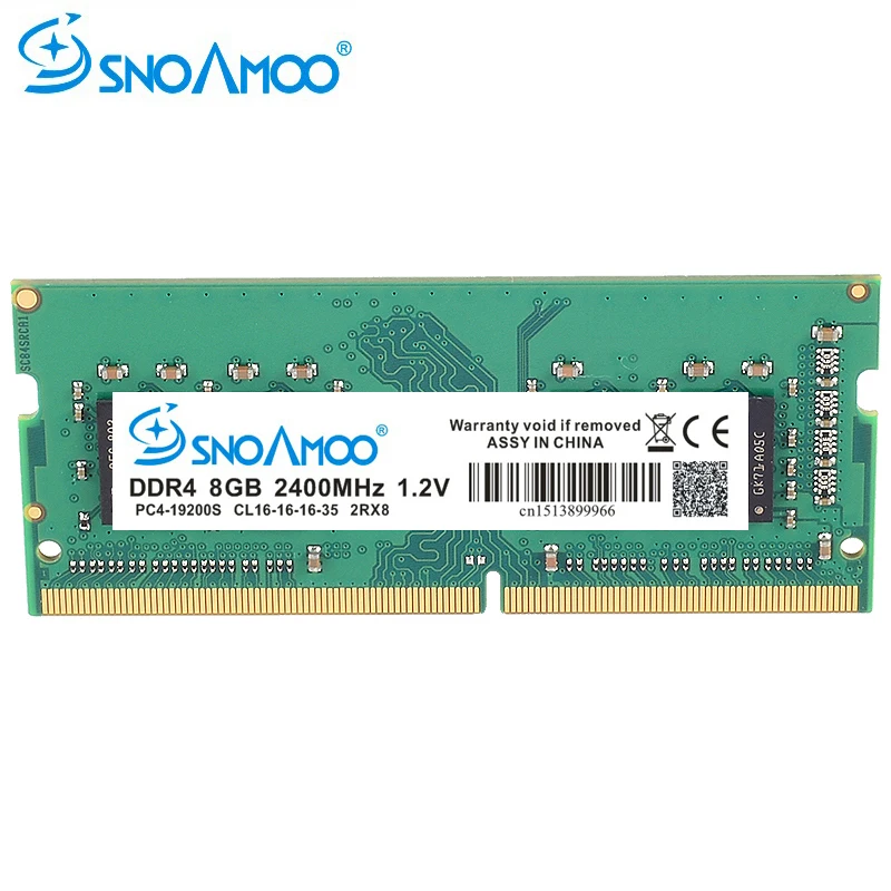 SNOAMOO ноутбук DDR4 ОЗУ памяти 8 Гб 2133 МГц 2400 для ноутбука высокая производительность
