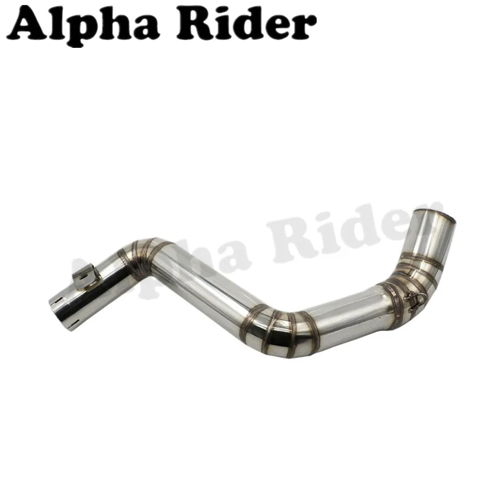 Мотоцикл Нержавеющая сталь слипоны выхлопной глушитель трубы средней Mid