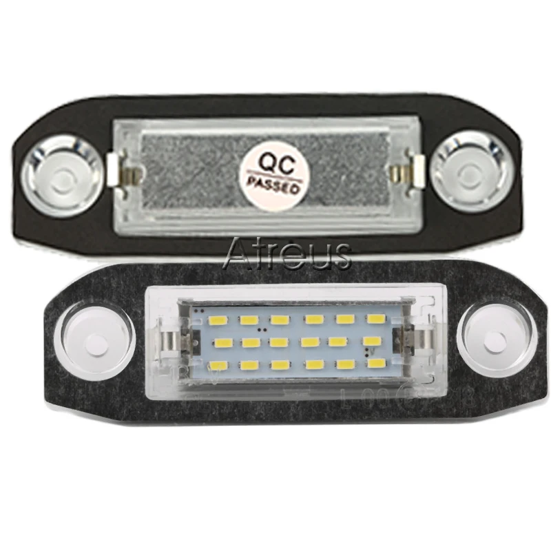 EALEN 1Pair Car LED License Plate Lights For Volvo S80 XC90 S40 V60 XC60 S60 V70 C70 V50 XC70 white SMD 12V Lamp Bulb kit | Автомобили и